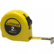 Рулетка STAYER "МASTER" "MaxTape", пластиковый корпус, 2м/16мм 34014-02-16